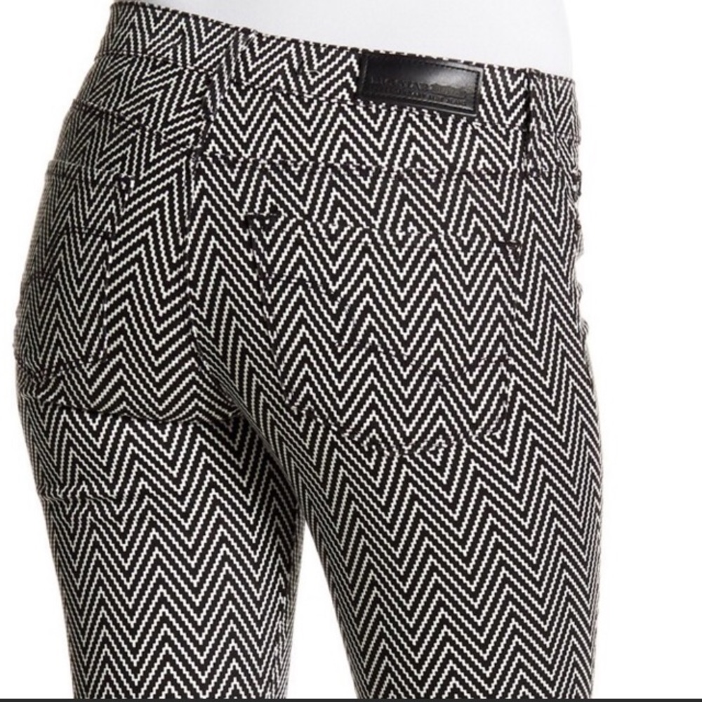 Big Star Mid-Rise Chevron Print Jeans